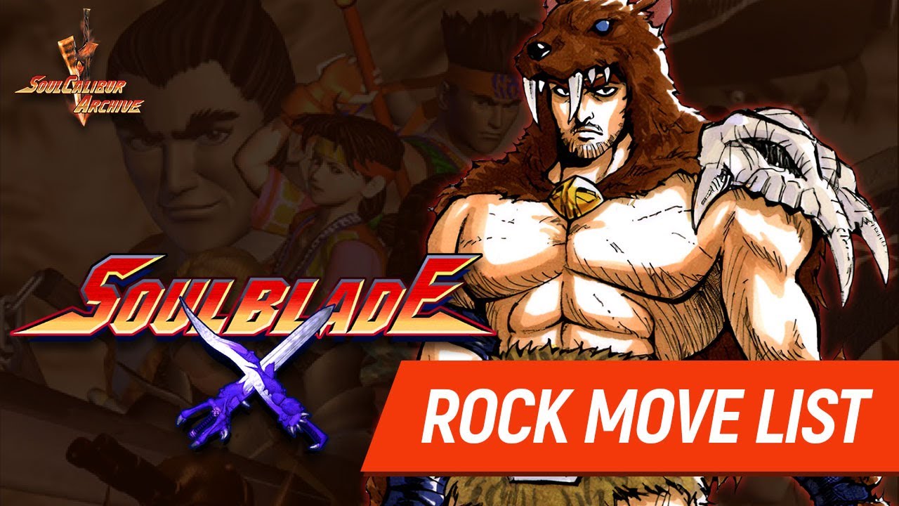 SoulEdge / SoulBlade Rock Command Moves List