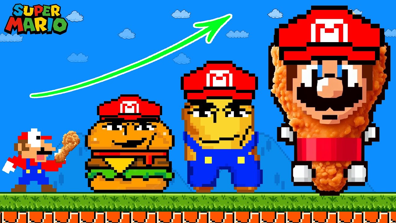 Evolution of Mario: What if Mario turns into Gegagedigagedago ?? | Game Animation