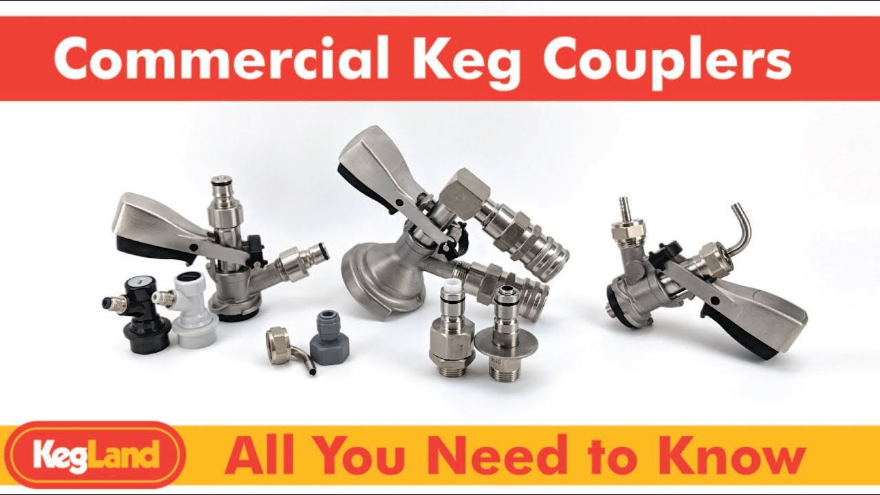 How to setup and use commercial keg couplers