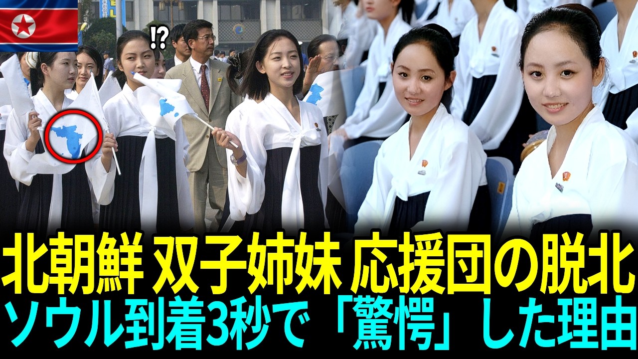 北朝鮮 双子姉妹 応援団の脱北ソウル到着3秒で「驚愕」した理由  ㅣ脱北感動ストーリー