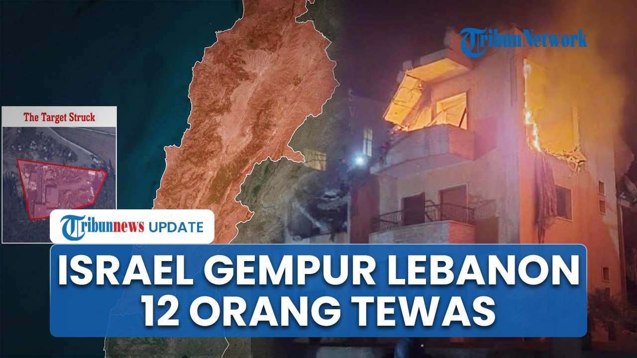 Lebanon Kembali Diserang Israel, Sejumlah Titik Jadi Incaran Zionis hingga Tewaskan 12 Orang