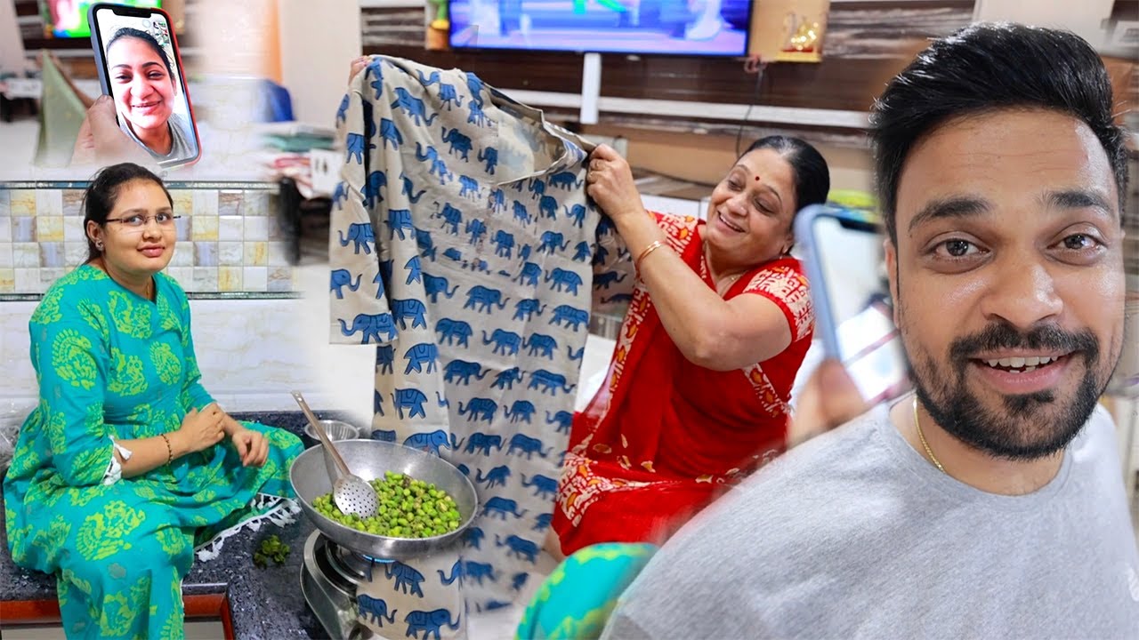 saas bahu ka shopping chalu ho gaya london bhejne ke liye !