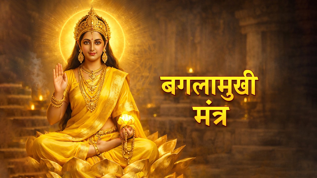 Goddess Bagalamukhi Blessings | Peace, Protection & Divine Silence 🌼