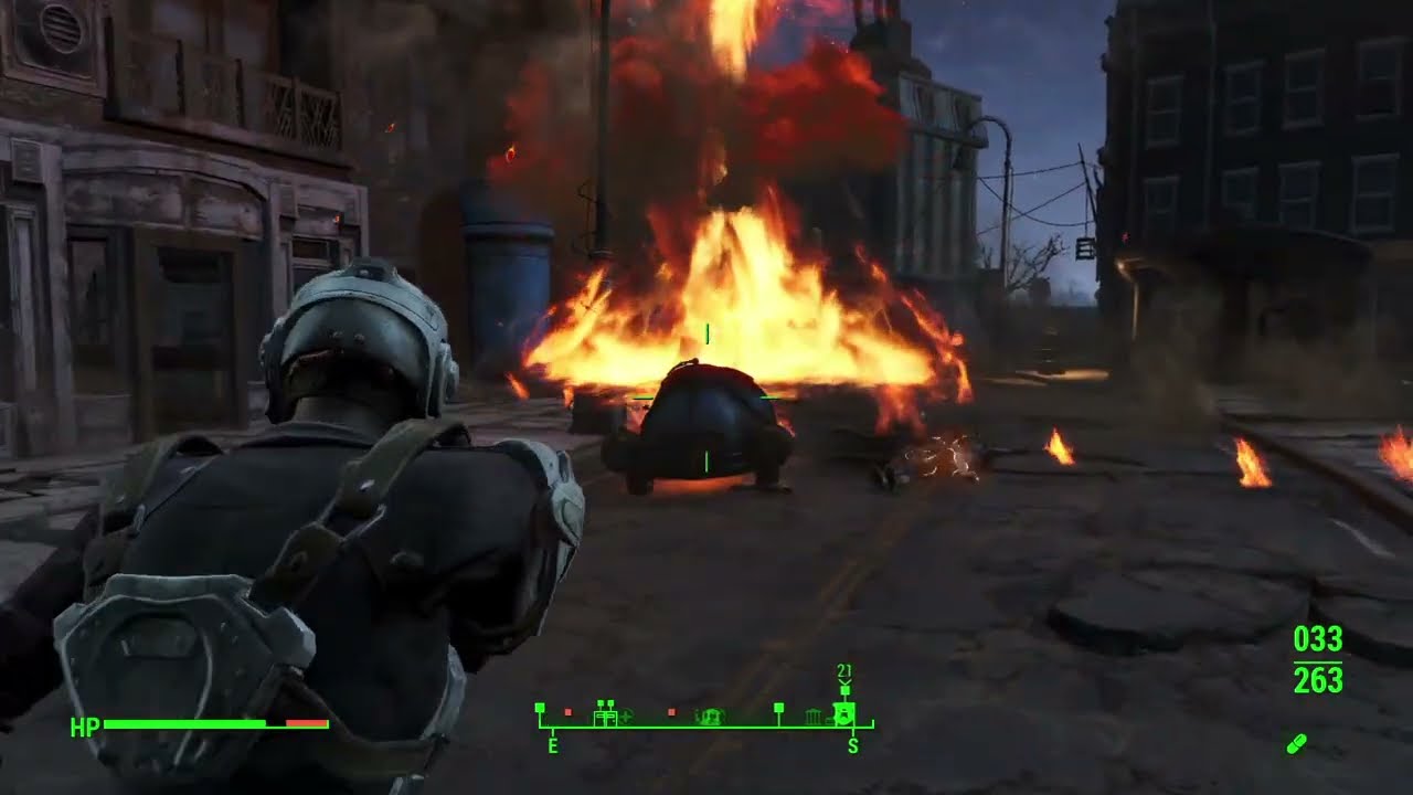 力こそパワー！赤マムシとナマタマゴが世界を救うと信じて！Fallout 4 　パート208　普通に核弾頭が飛んでくる連邦の日常