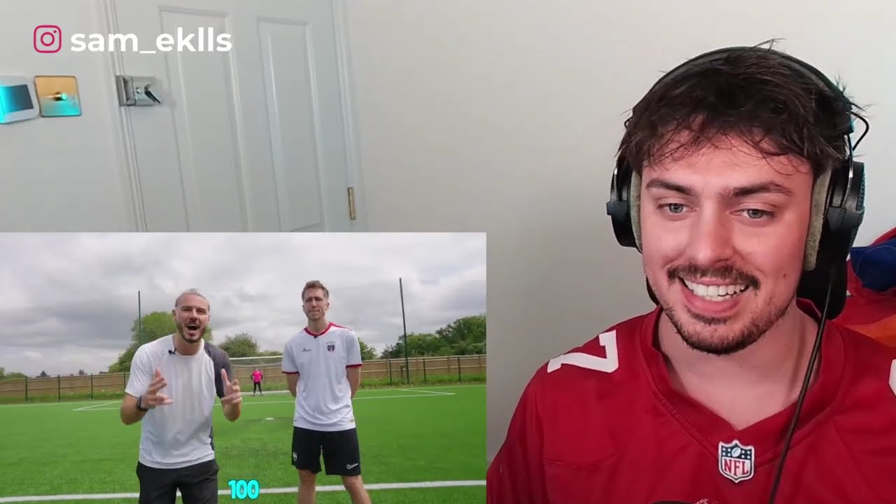 SCORING WITH 100 DIFFERENT FOOTBALLS! FT MINIMINTER (Reaction)