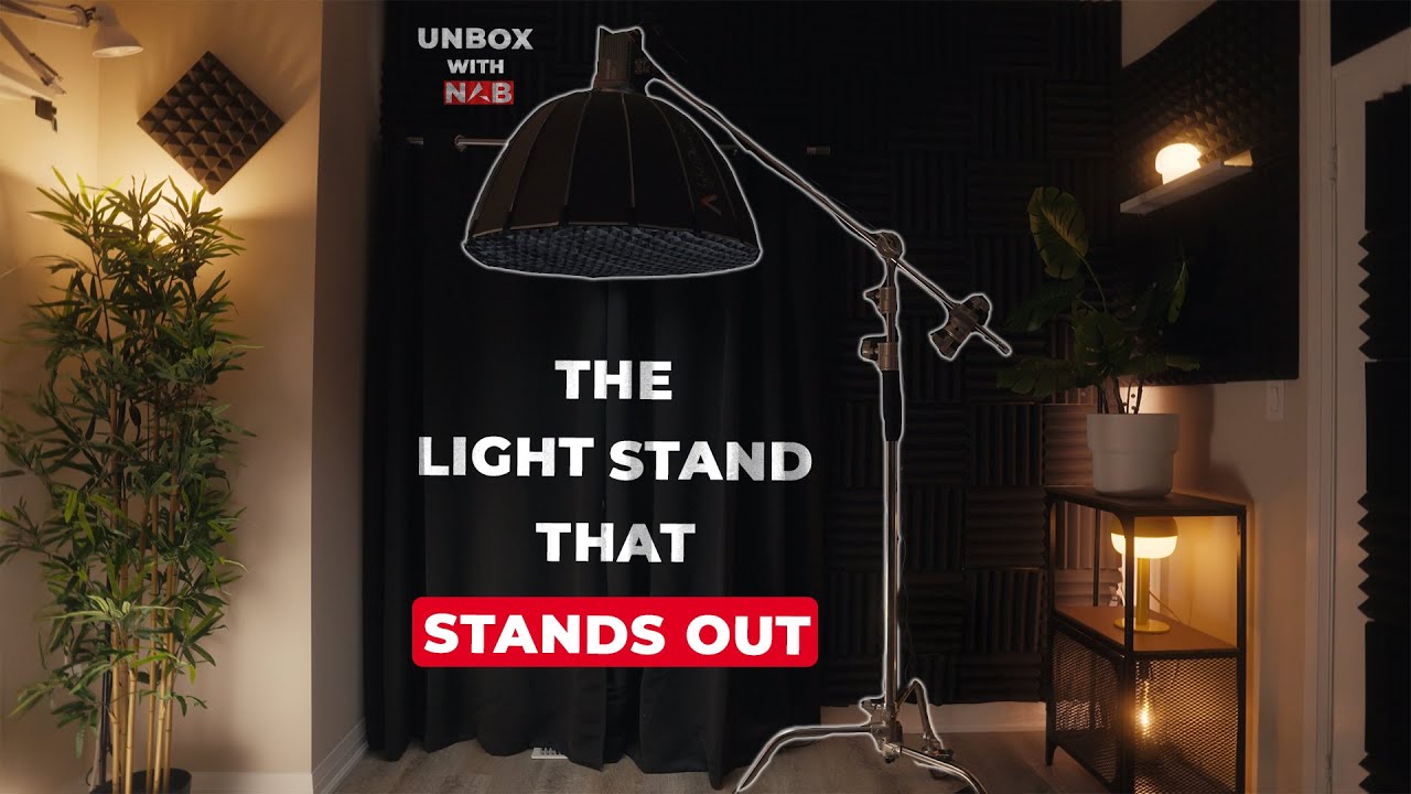 Neewer Rolling Light Stand for YouTube Studio Setup | ASMR Unboxing