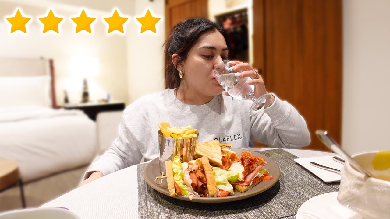 ordering room service at 2am **5 STAR HOTEL**