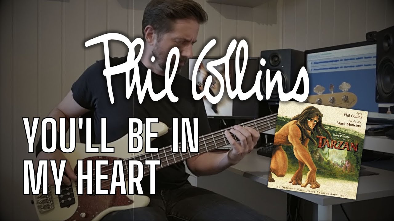 Phil Collins - You'll Be In My Heart (Bass cover) - Sandberg VM5 & Line6 HX Stomp