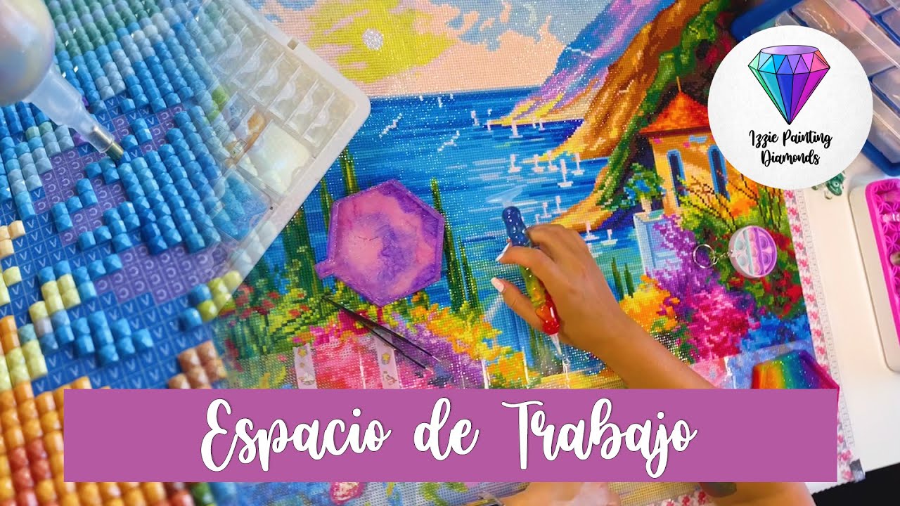 Espacio de Trabajo para Pintura Diamante / Diamond Painting Work Space