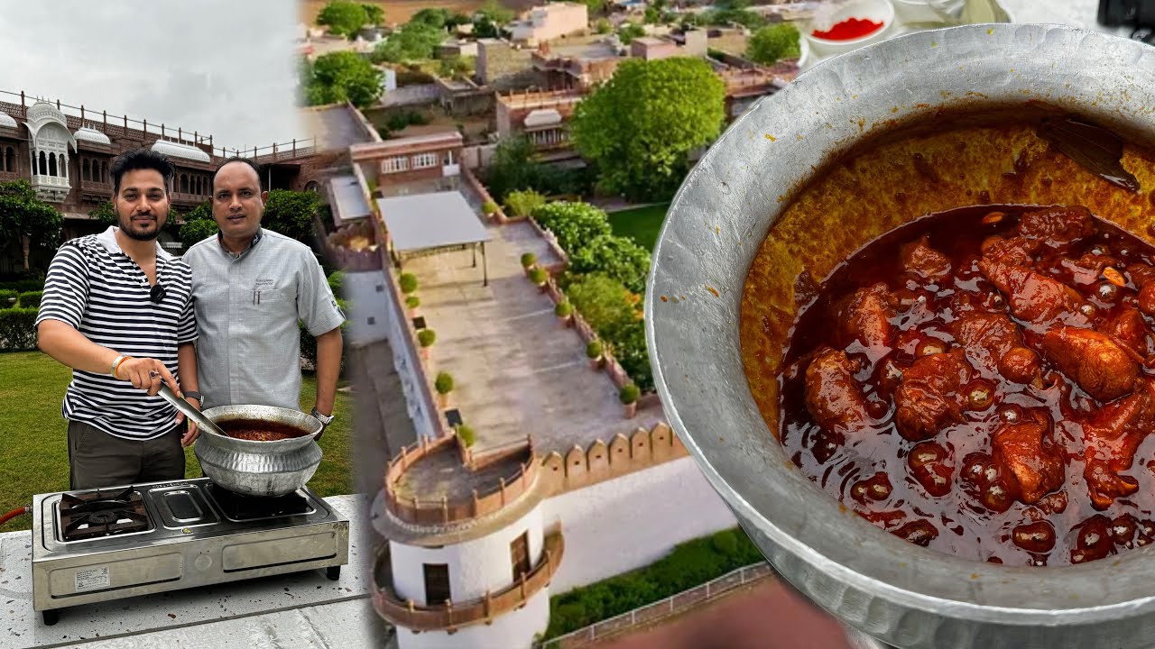 Pal Garh Jodhpur मे Chef साथ जोधपुरो मांस | Best Rajasthani Food in Jodhpur | PAL HAVELI | FOOD TOUR