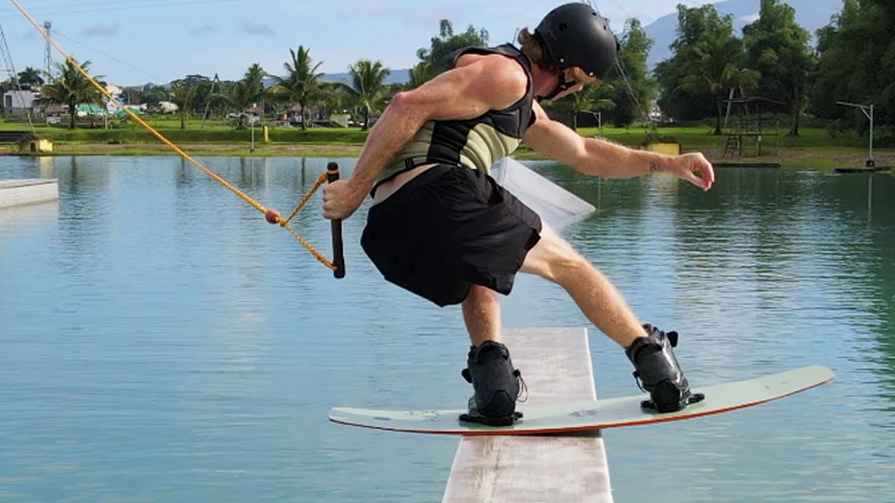 BEST WAKEPARK ON EARTH | WAKEBOARDING w/ GRAEME BURRESS