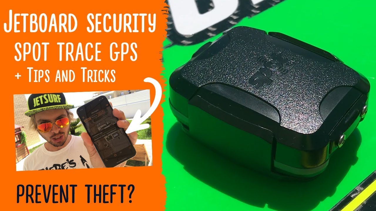 Jetboard security: how to prevent theft? Spot Trace GPS tracker review