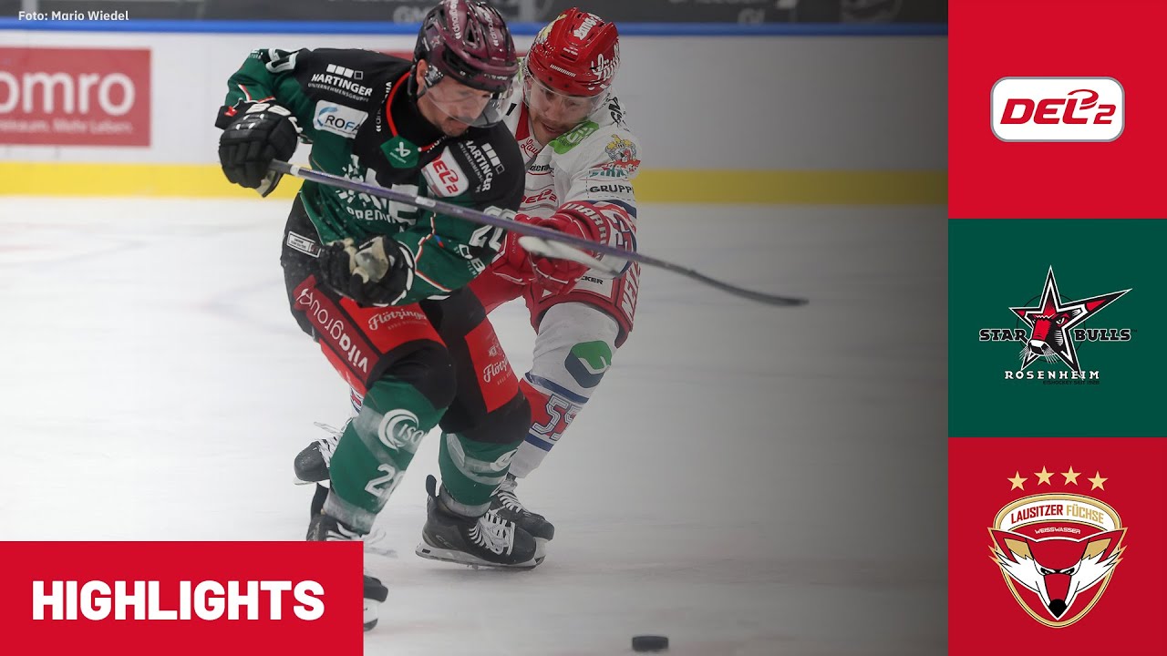 DEL2: Starbulls Rosenheim vs. Lausitzer F&uuml;chse I Highlights