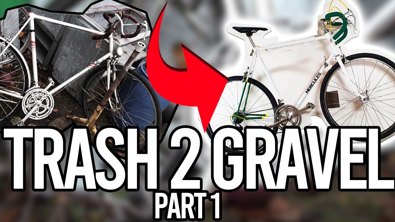 HERCULES Schrott Fahrrad - Aufbau zum Gravel Bike - Teil 1 - Demontage