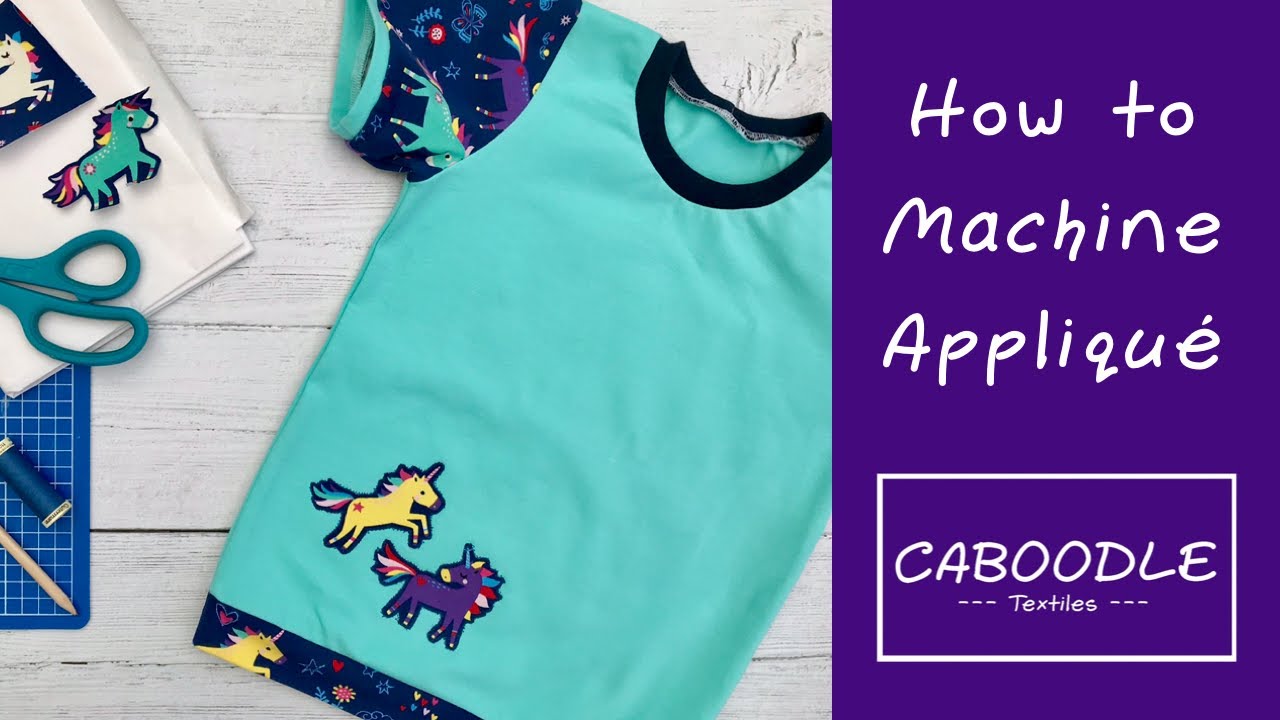 Learn how to machine appliqué the easy way with bondaweb.