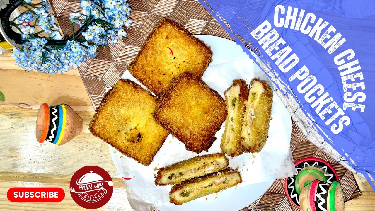 Crispy Chicken Cheese Bread Pockets | Easy Ramzan Iftar Recipe