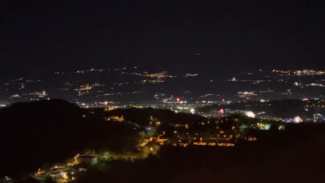 Capodanno 2022 Rende Centro Storico - Fuochi d'artificio in tutta la zona