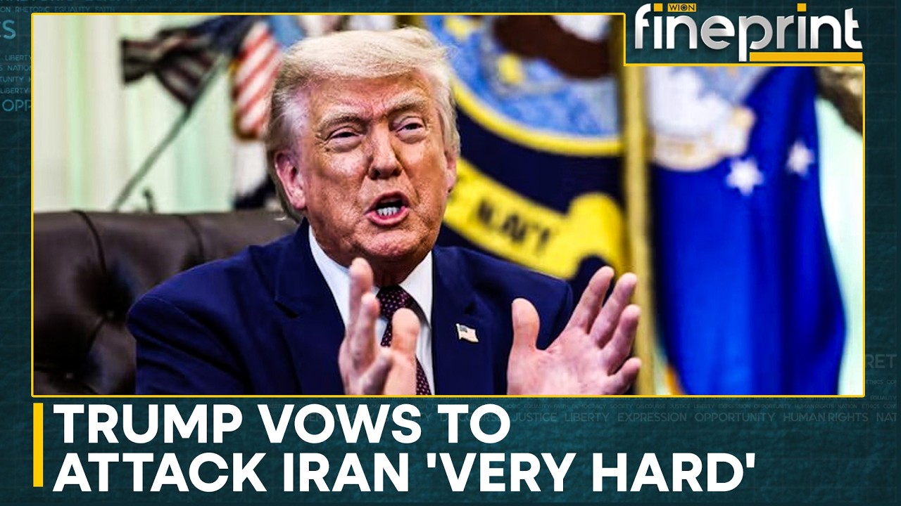 US-Iran War: Trump Warns of Bigger & Powerful Strikes on Iran Tonight | WION Fineprint