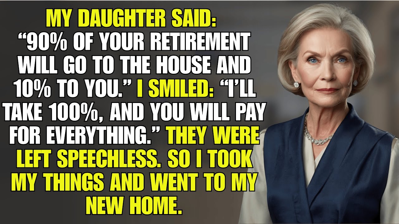 My Daughter Said: “90% Of Your Retirement Goes To The House, Only 10% For You. Remember That.”