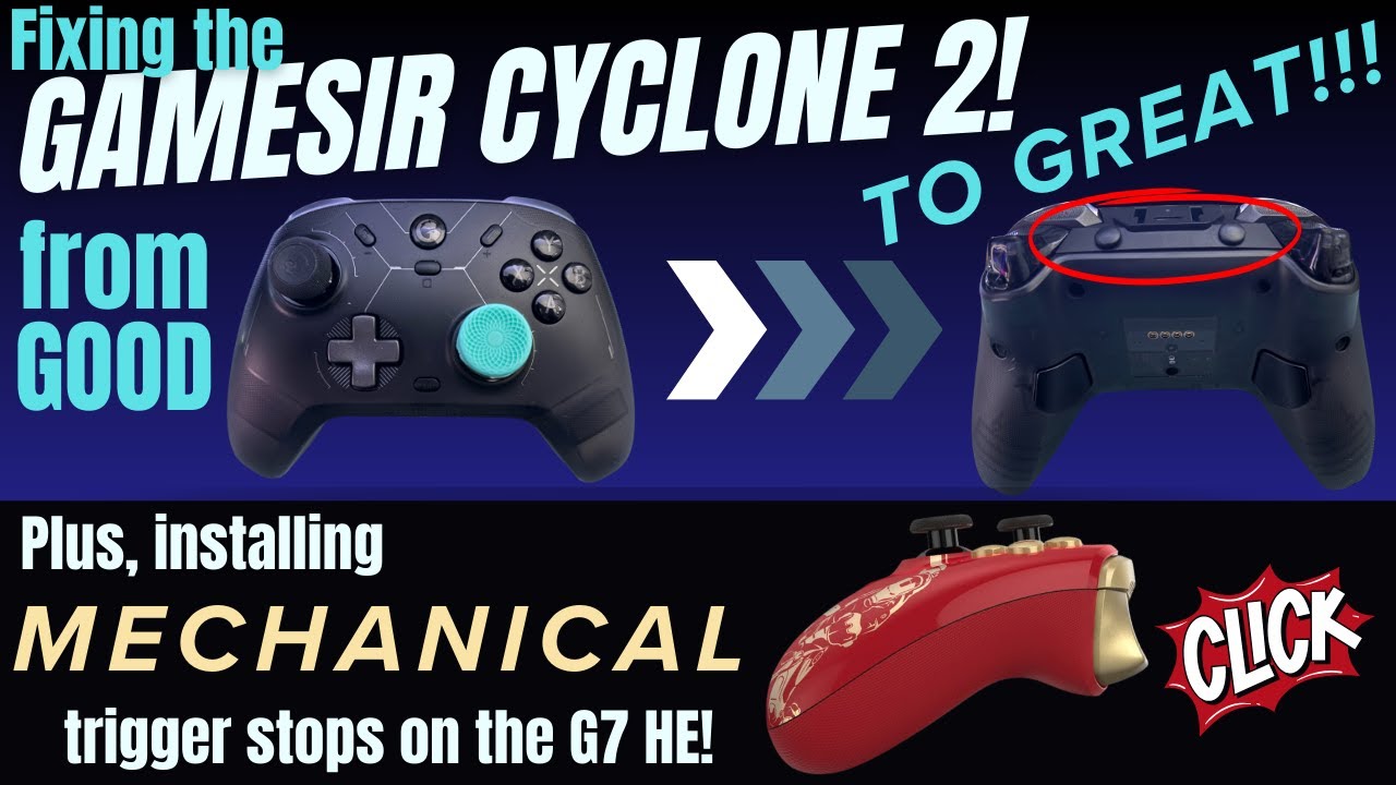 ИСПРАВЛЕНИЕ GameSir Cyclone 2! (Добавление 2 дополнительных кнопок) — Плюс идеи для мода Trigger ...