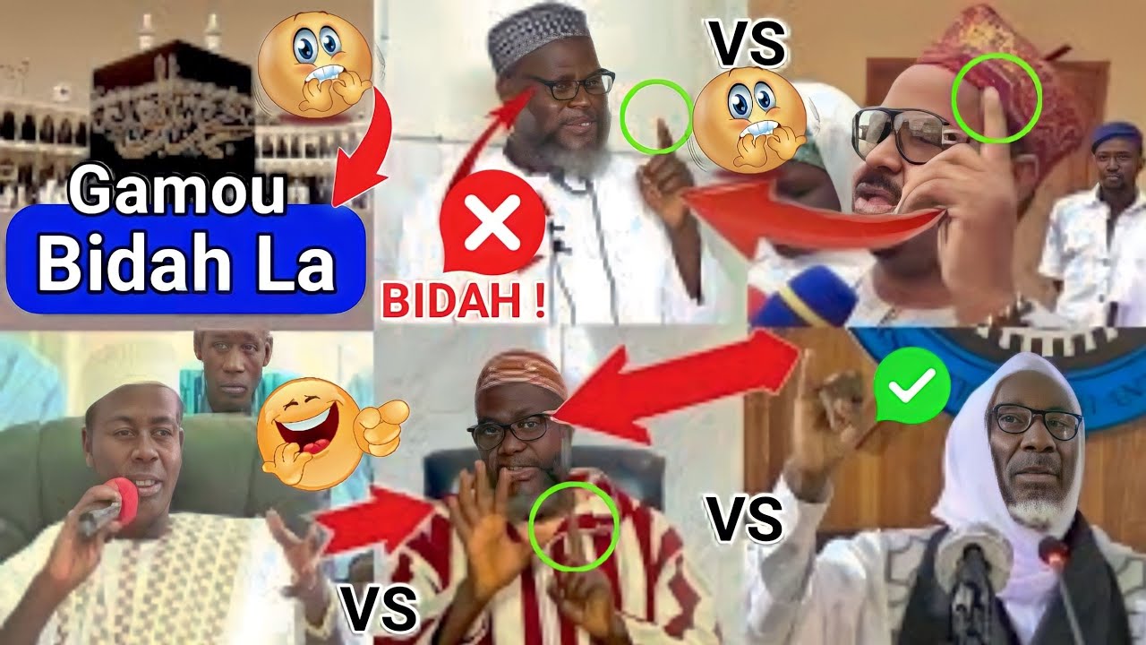 🔴Bidah📜: Oumar Sall VS Oustaz Hady Niass, Cheikh Samba Diallo, Ahmed Khalifa Niass | Gamou Bidah la🔍