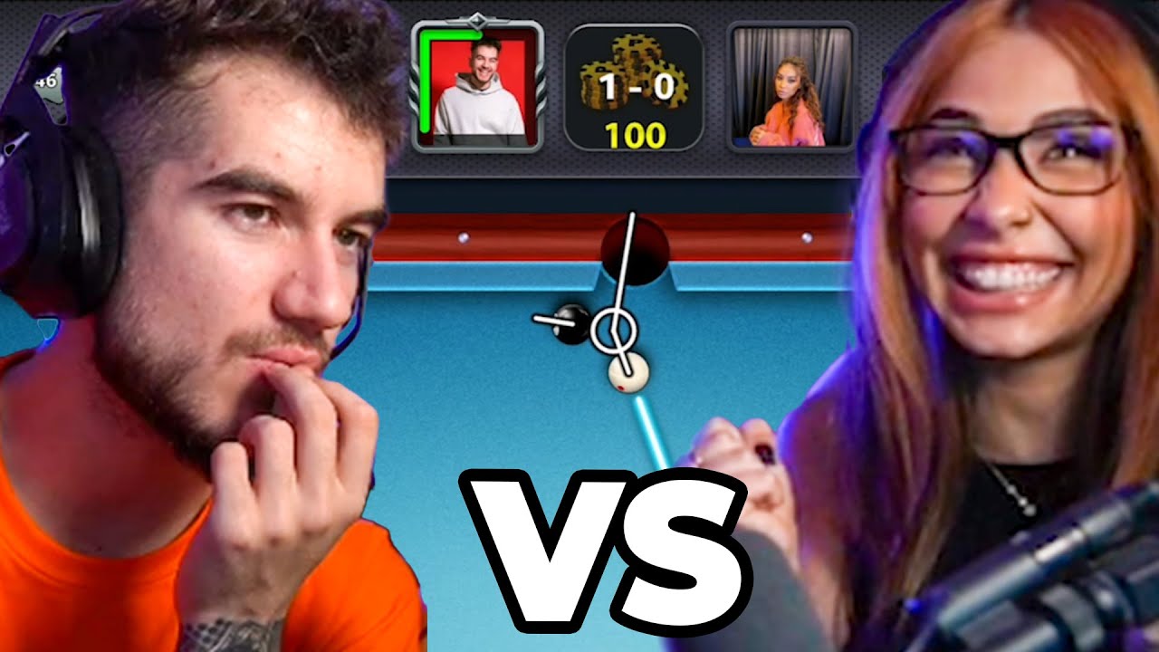 1v1 cu Cesima la 8Ball Pool pe 1,000 Lei!