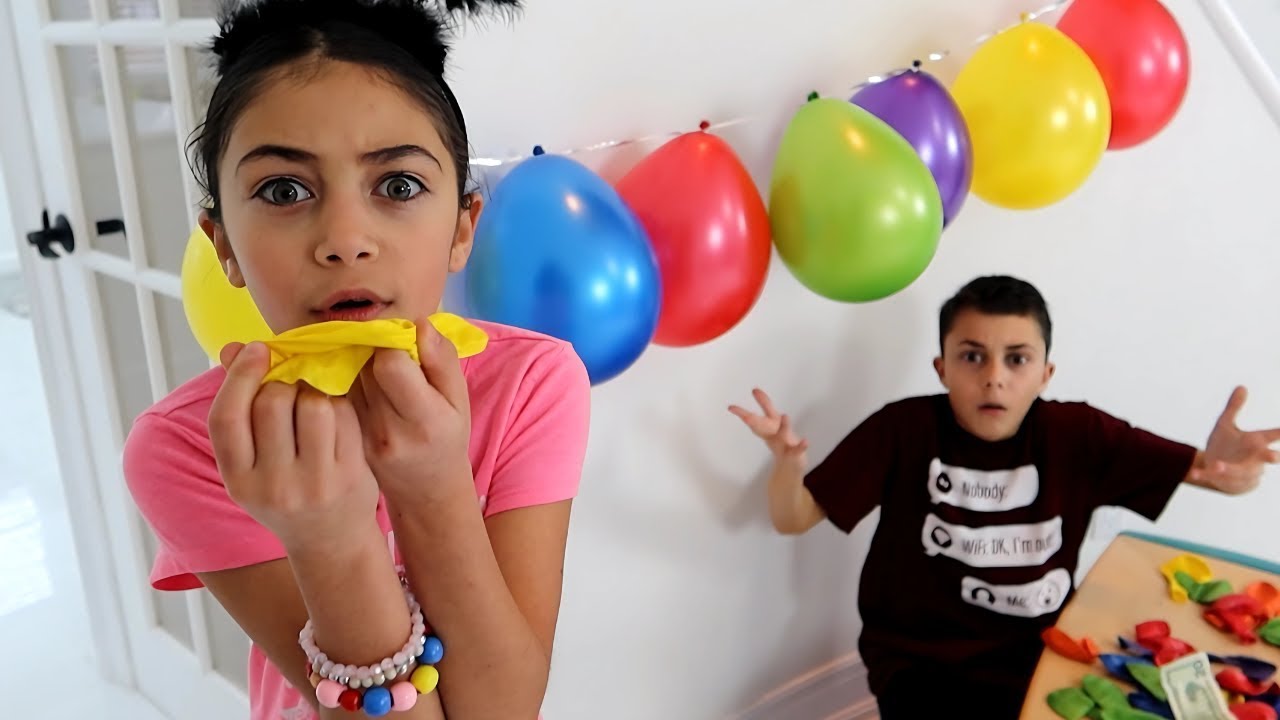 Heidi dan Zidane bermain balon warna-warni 🎈 Video Seru untuk  anak-anak