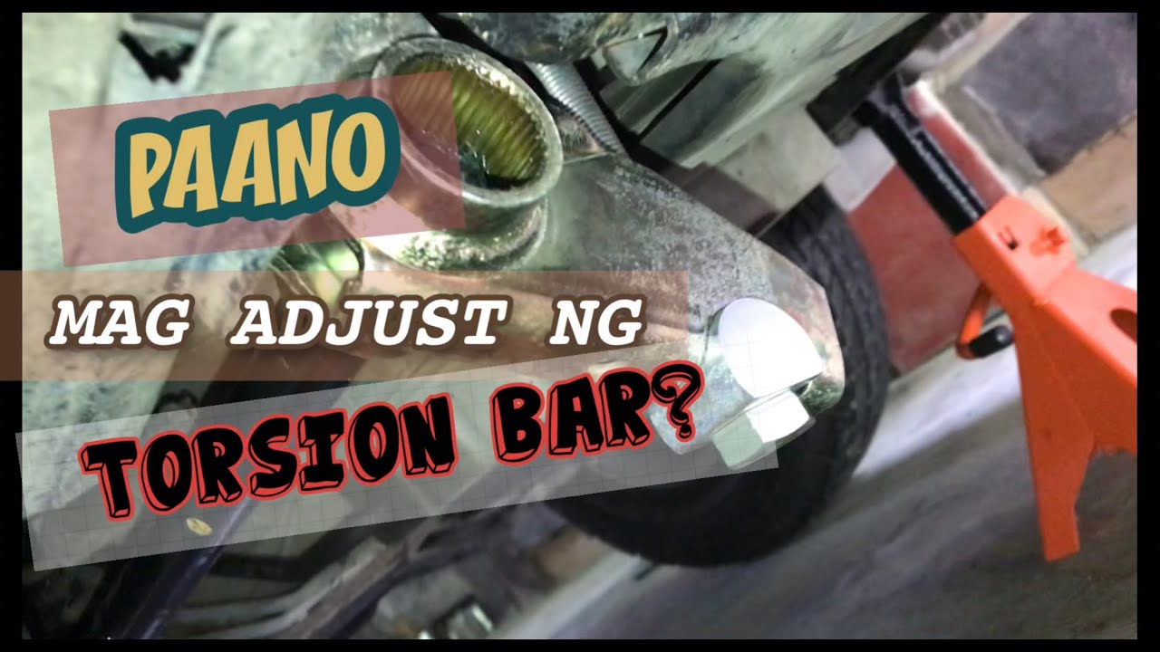 Isuzu Crosswind Sportivo Hilander | Paano Mag Adjust Ng Torsion Bar?