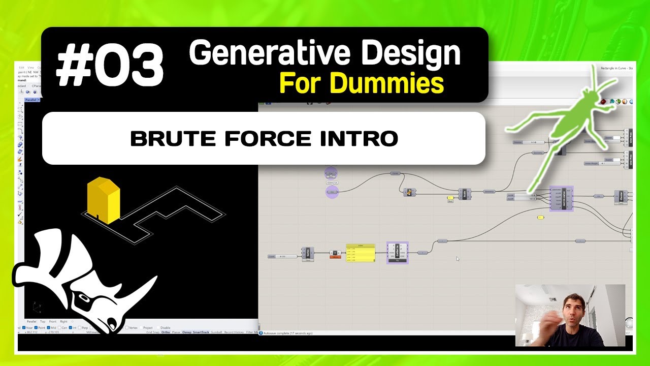 Generative Design for Dummies #03: Brute Force Intro (Rhino and Grasshopper)