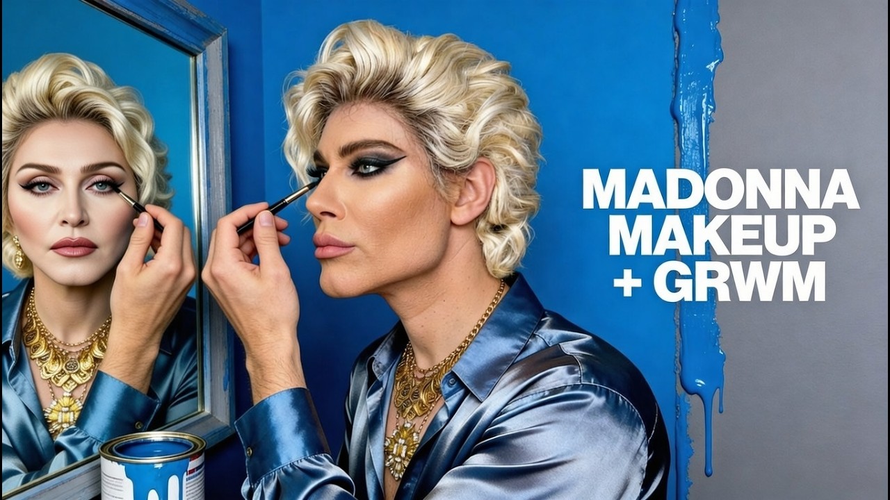 Madonna Makeup +GRWM with TIAGO AZEVEDO