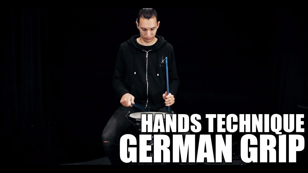 German Grip (Matched Grip) hands technique - James Payne