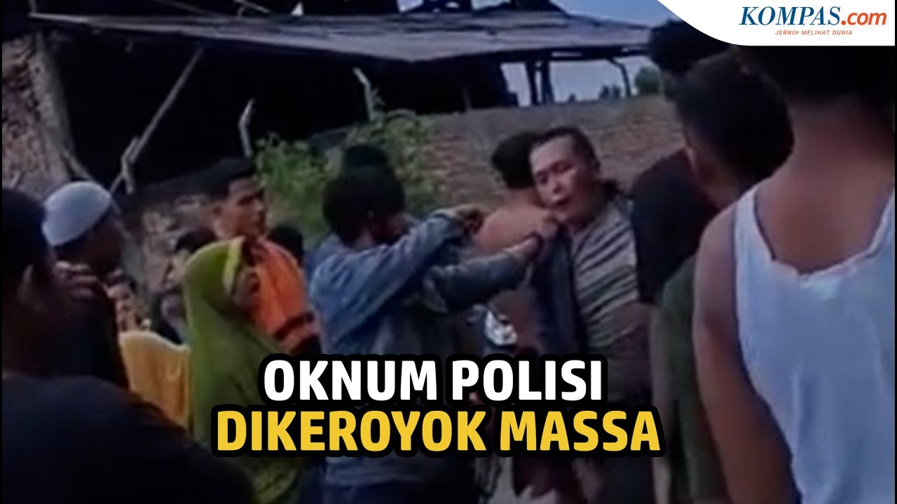 Diduga Merampas Sepeda Motor, Oknum Polisi Dihajar Massa hingga Tak Sadarkan Diri