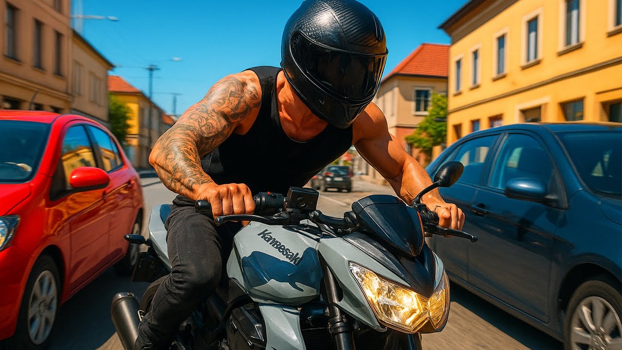 VOZIM MOTOR POSLE SAOBRACAJNE NESRECE *Rizicna Voznja*