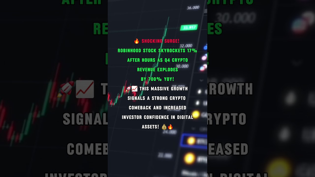 Robinhood stock skyrockets 17% after hours as Q4 crypto revenue explodes by 700% YoY!