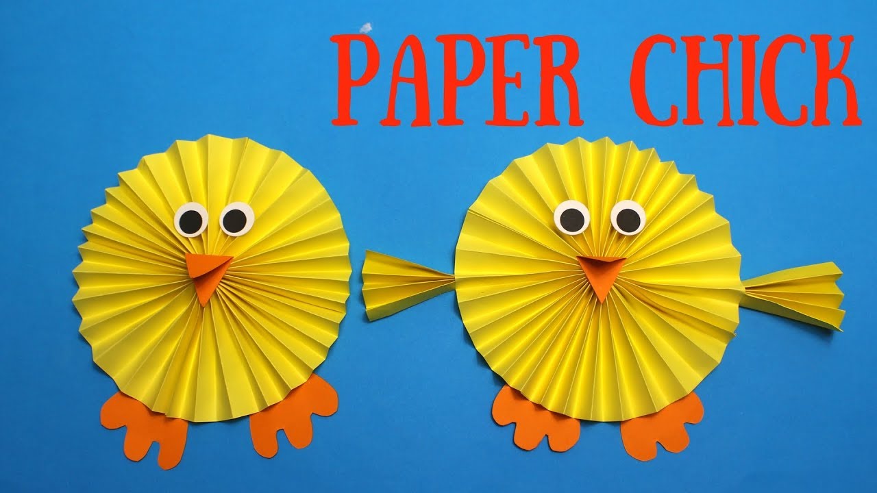 How to Make a Paper Chick | Easy Easter Crafts for Kids