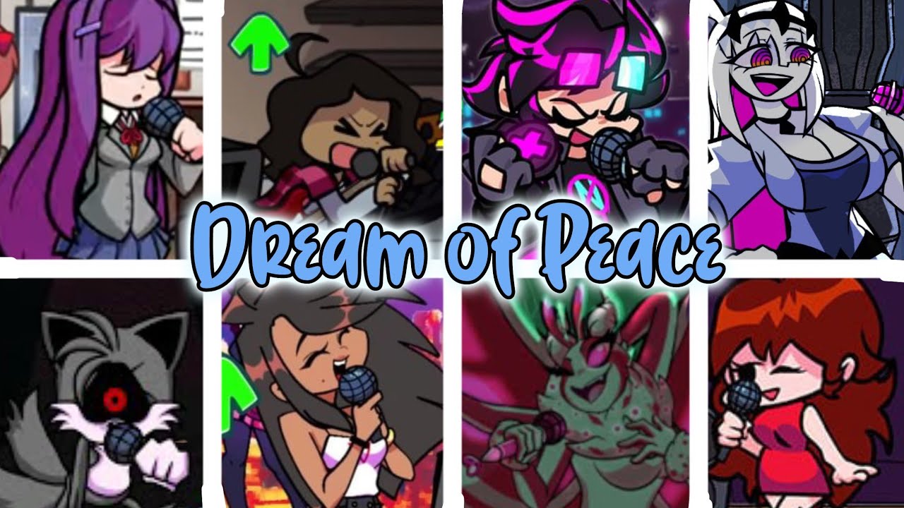 Dream of Peace - FNF Eteled Mod but Every Turn the Character Singing Changes! (Everyone Sings) +DL
