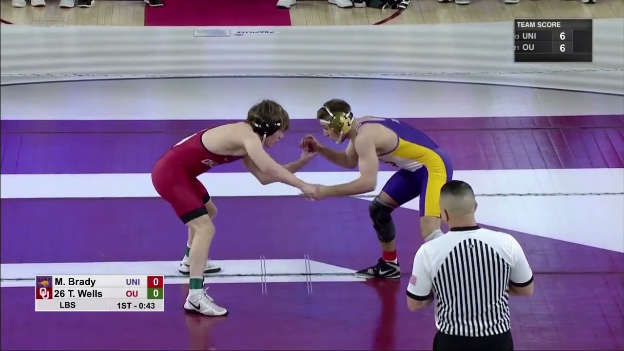 Tyler Wells vs. Max Brady (141lbs) FULL MATCH | 2025-26 Big 12 Wrestling