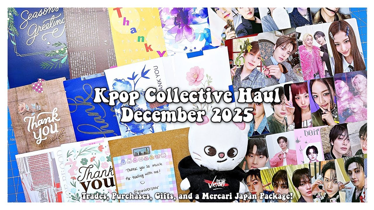Покупки Kpop Collective, декабрь 2025 ✰ Обмен, покупки, подарки и набор от Mercari Japan!