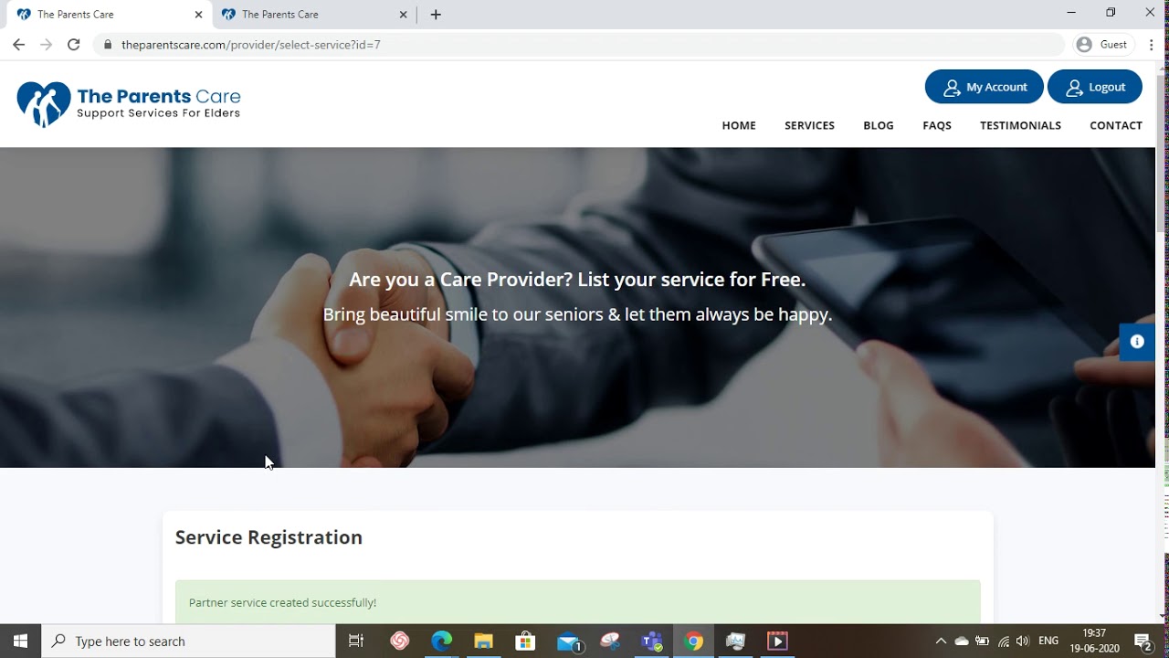 Step by Step Registration Tutorial for Old Age Paid Homes/Retirement Homes