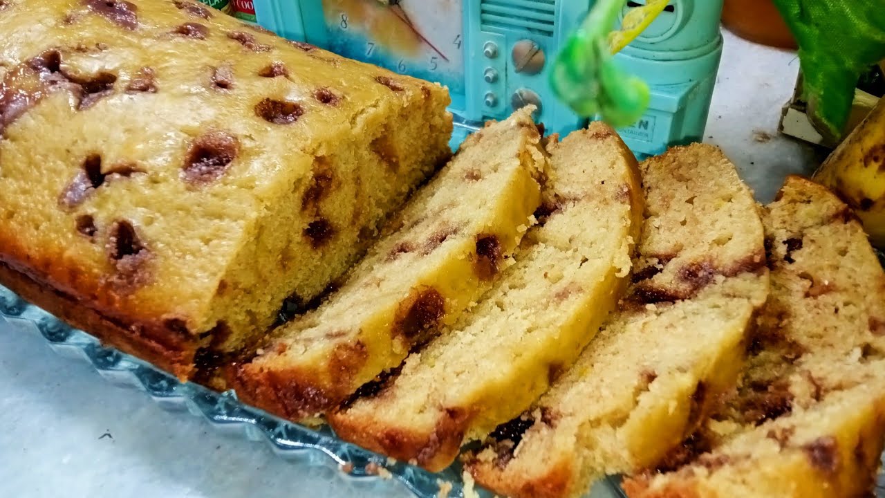 Banana Cake Recipe Without Oven by Kitchen with Aqsa|Banana Bread|Banana Cake|Cake Recipe|Tea Cake|