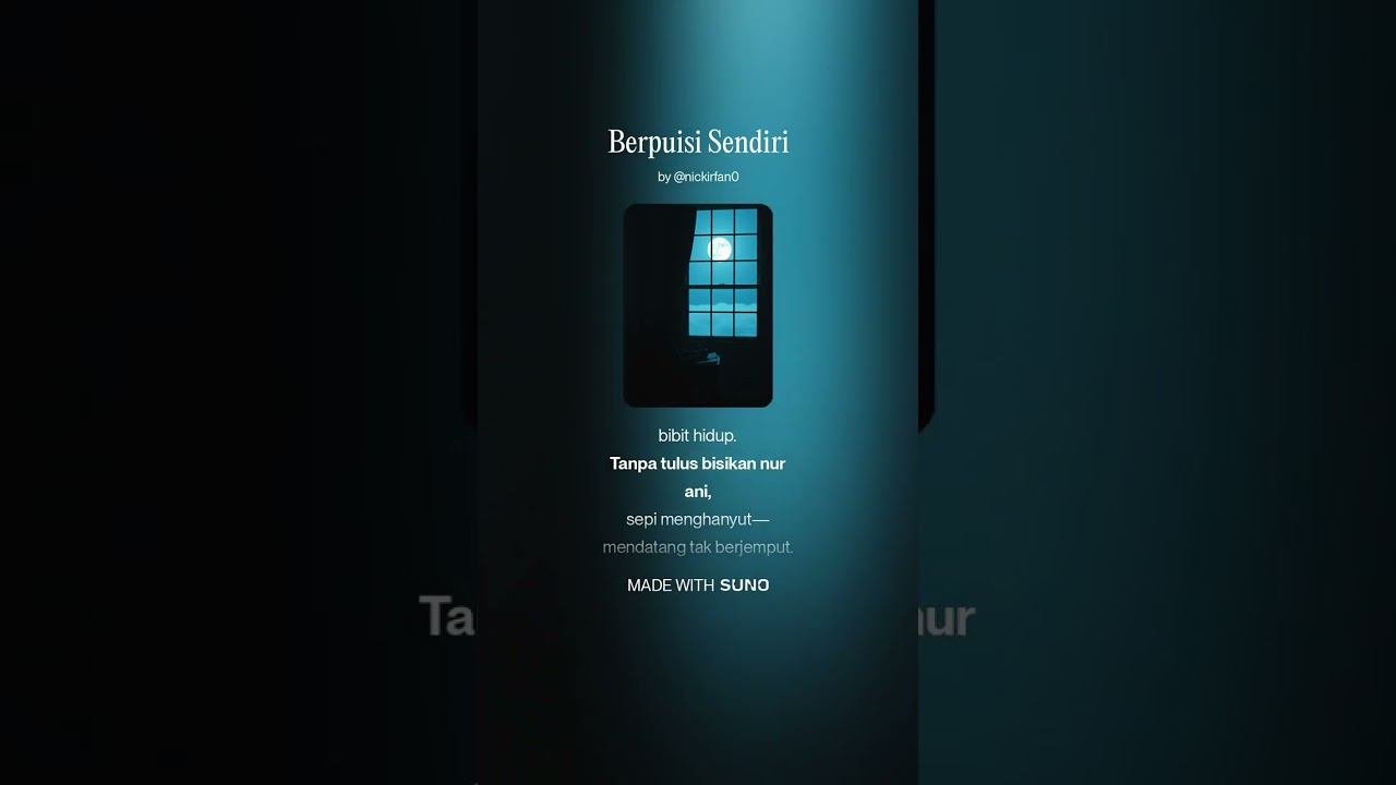 Berpuisi Sendiri