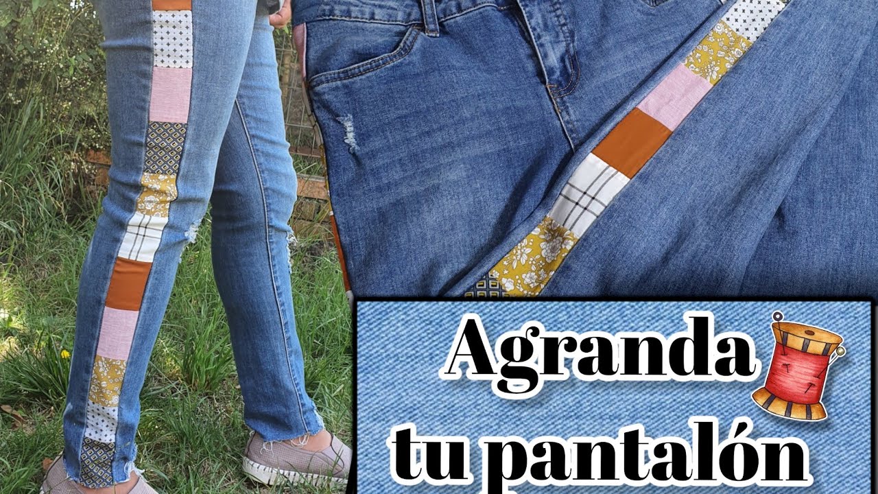Idea de cómo agrandar un pantalón / Crea tu propia cinta 🪡