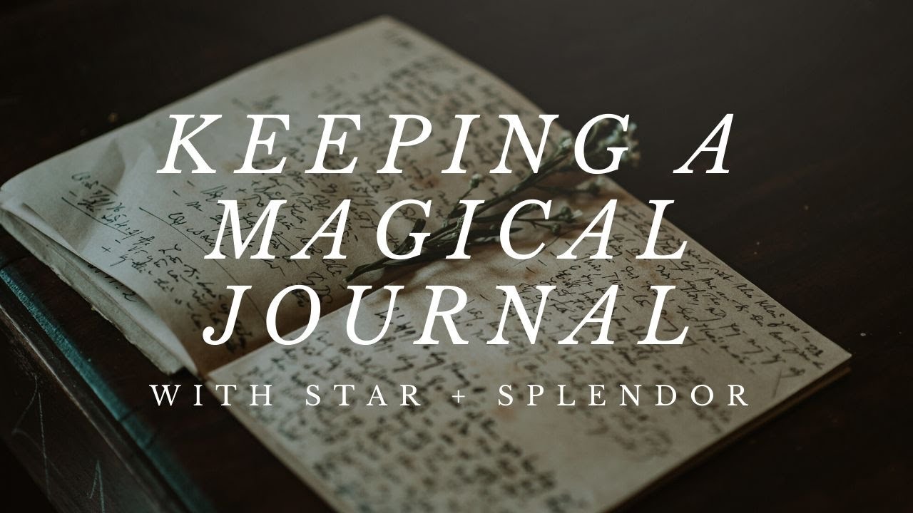Keeping a spiritual or magical journal