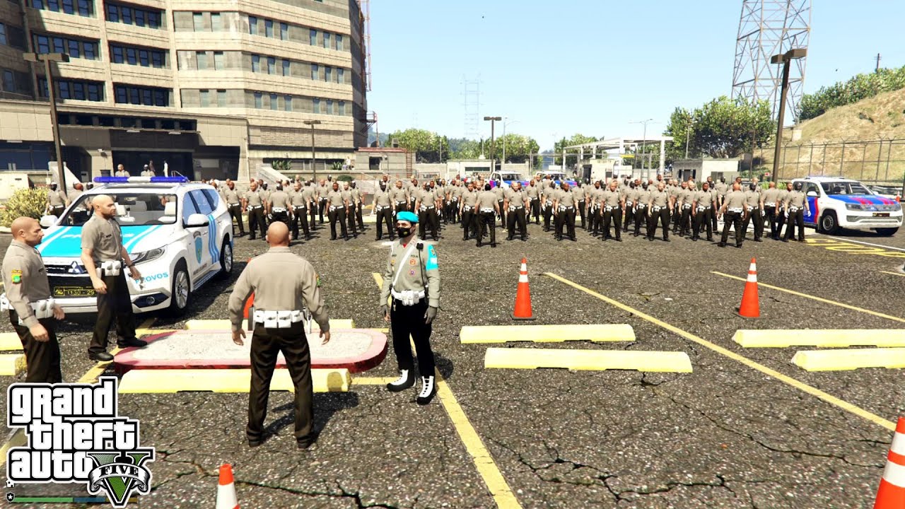 Patroli Provos Datangi Kantor Polisi Baru Di Losantos! GTA 5 Mod Indonesia