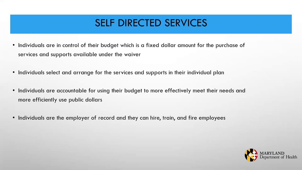 Maryland Developmental Disabilities Administration (DDA) - Services