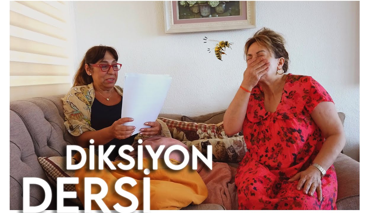 DİKSİYON DERSİ VERDİM!