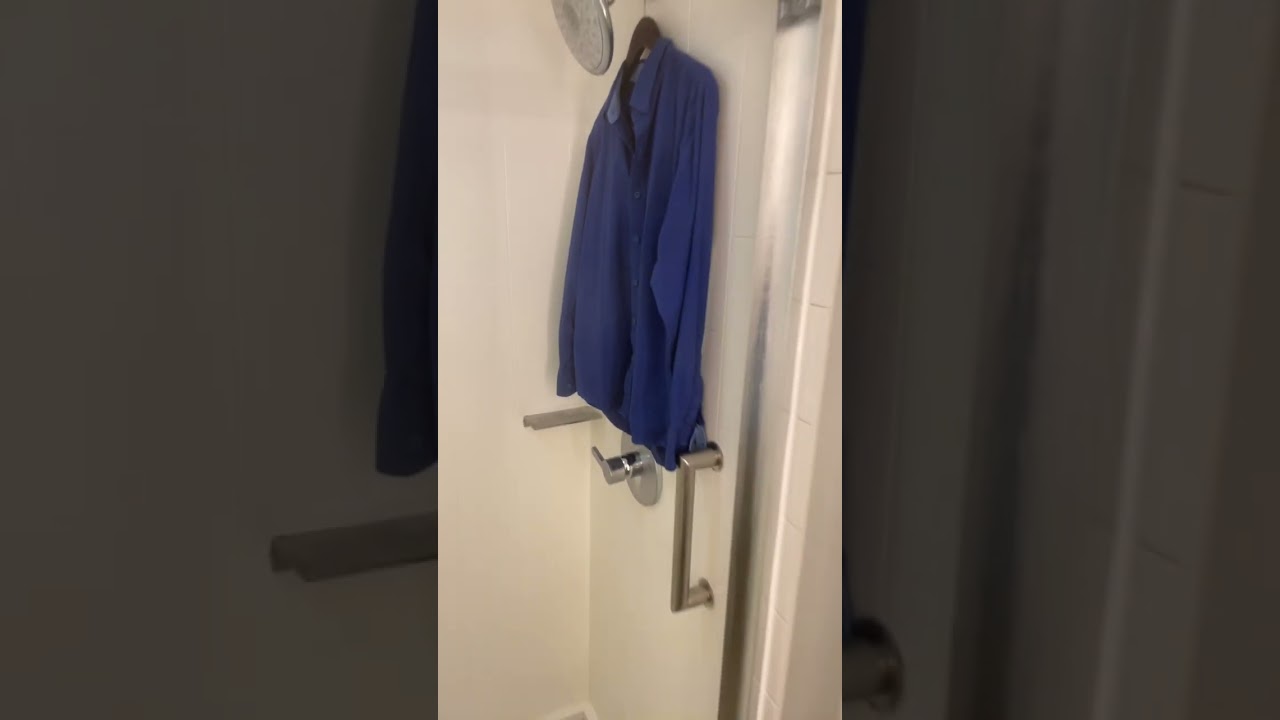 #travelhack Use the shower to steam iron your clothes&hellip;.