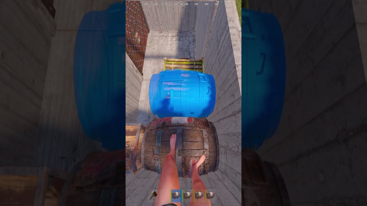 RUST OYUNUNDA 1 KAREYE NASIL 10 TANE SANDIK ATILIR? #rust #oyun #shorts #gaming