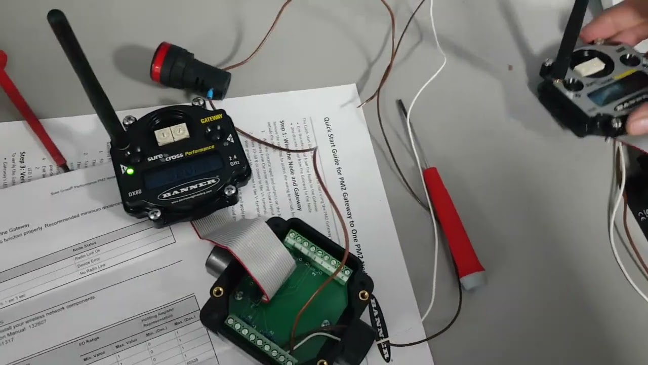 Banner DX80 wireless i/o transmitting