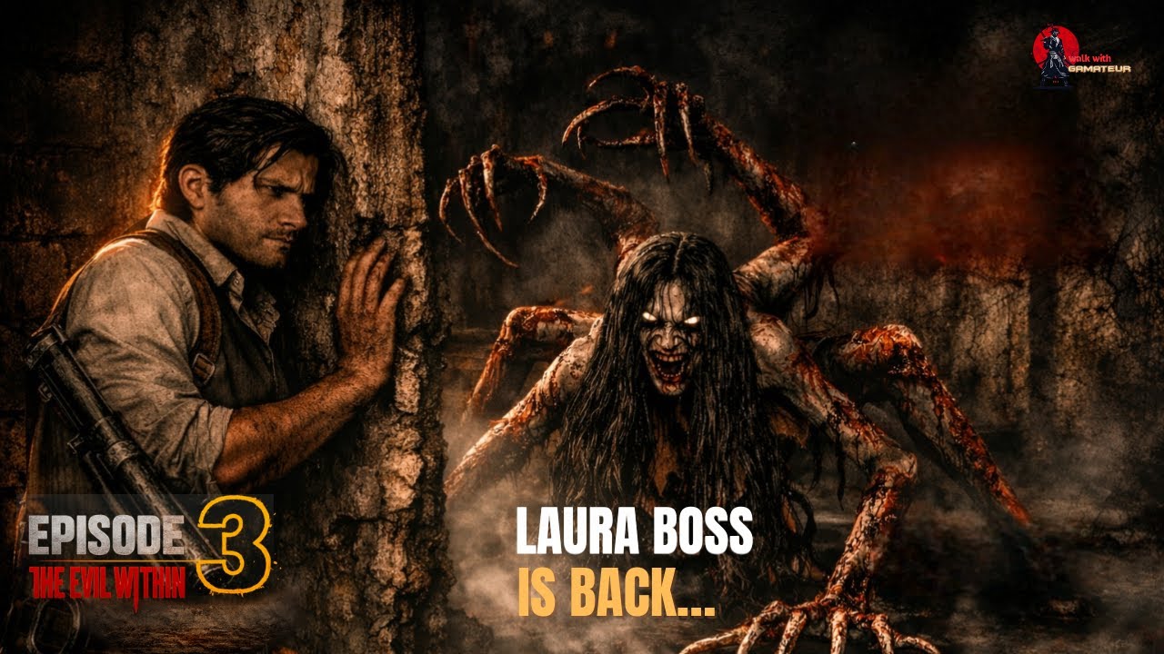 Trapped With Laura… This Boss Is Pure Nightmare | The Evil Within🔴 | 03 | #theevilwithin #tamil